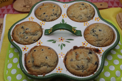Gluten Free Lemon Blueberry Sour Dough Protein Muffins, Dairy Free, Vegan, Nut Free, Low Sugar, Low Fat, Wellness Gift, Mother's Day Brunch