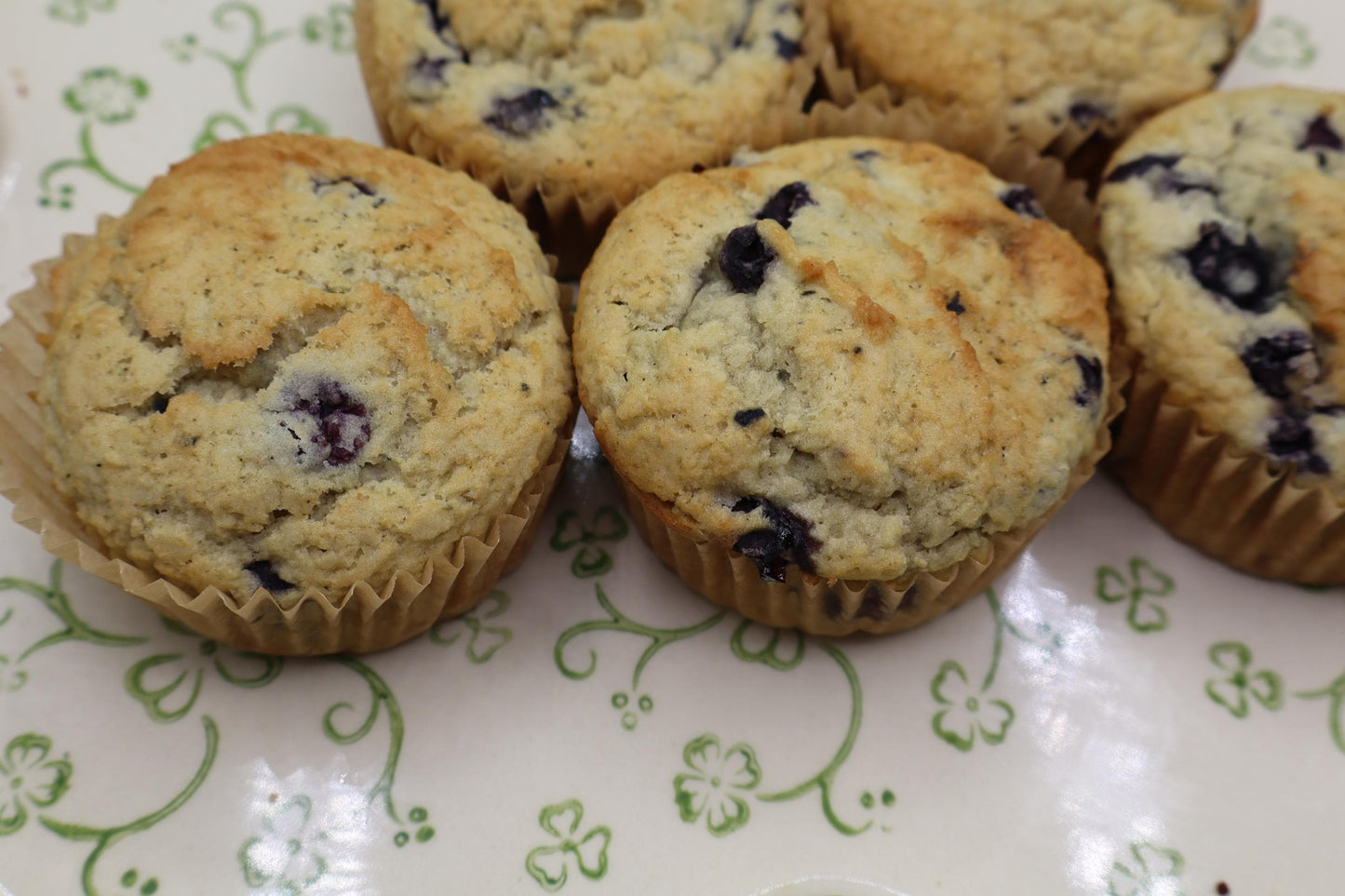 Gluten Free Lemon Blueberry Sour Dough Protein Muffins, Dairy Free, Vegan, Nut Free, Low Sugar, Low Fat, Wellness Gift, Mother's Day Brunch