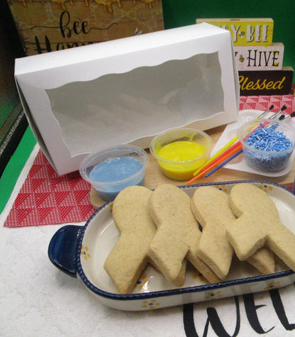 Autism Cookie Kits, Gluten Free, Dairy Free, Vegan, Nut Free, School Fundraiser, Blue Ribbon, Sugar free, Natural Colors, Fun Party Crafts