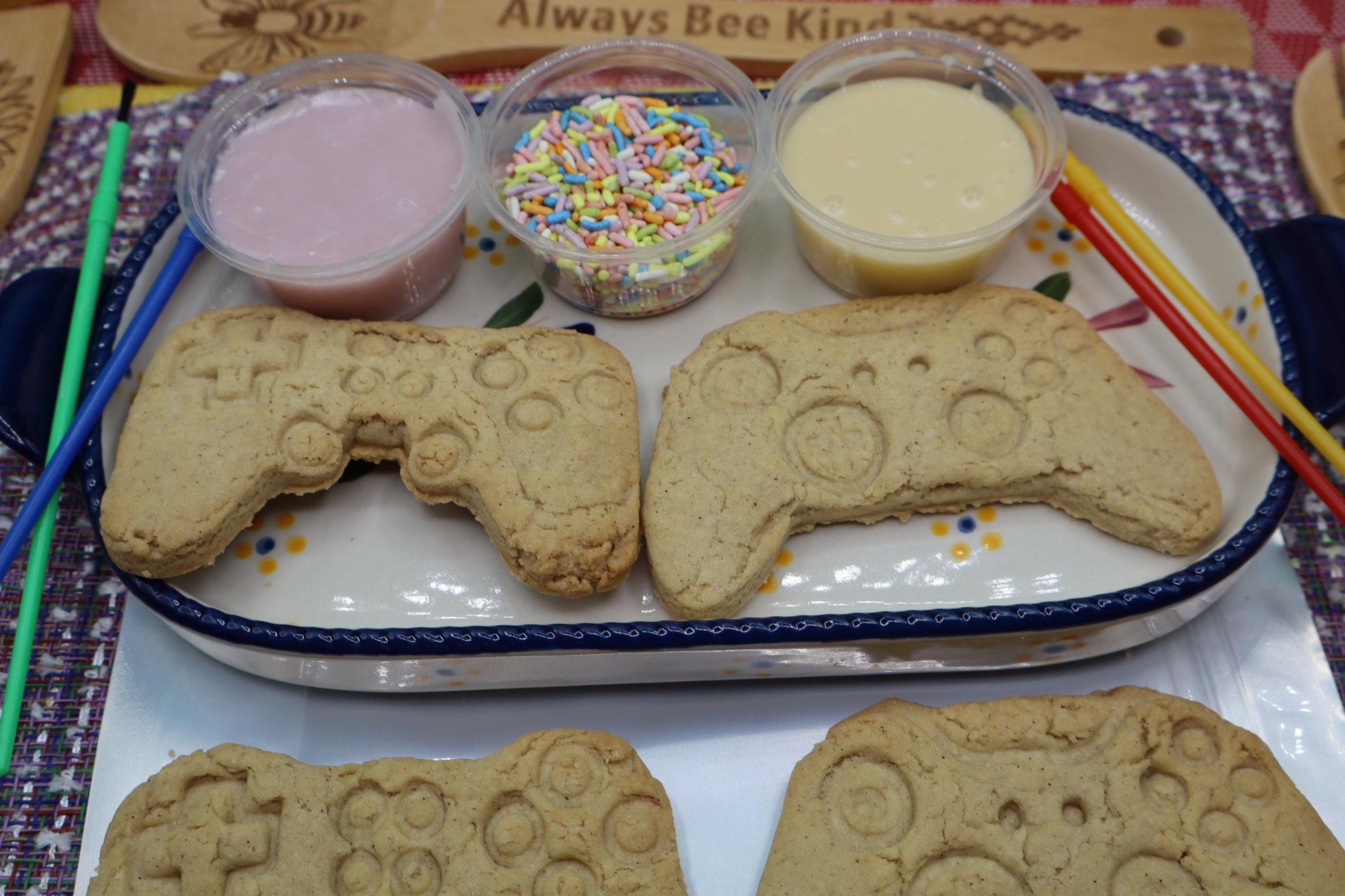 Gluten Free Sugar Cookie Kits, Gaming, Dairy Free, Egg Free, Vegan, Nut Free, Custom Orders, Sugar Free, Boys Birthday Party, Video Control