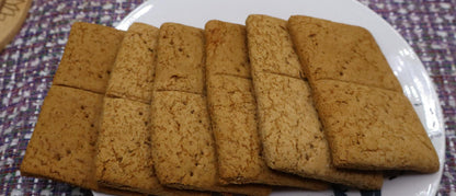 Gluten Free Protein Graham Crackers, Sugar Free, Dairy Free, Egg Free, Nut Free, Vegan Fitness Snack, Cinnamon, Gingerbread, Low Carb Smores