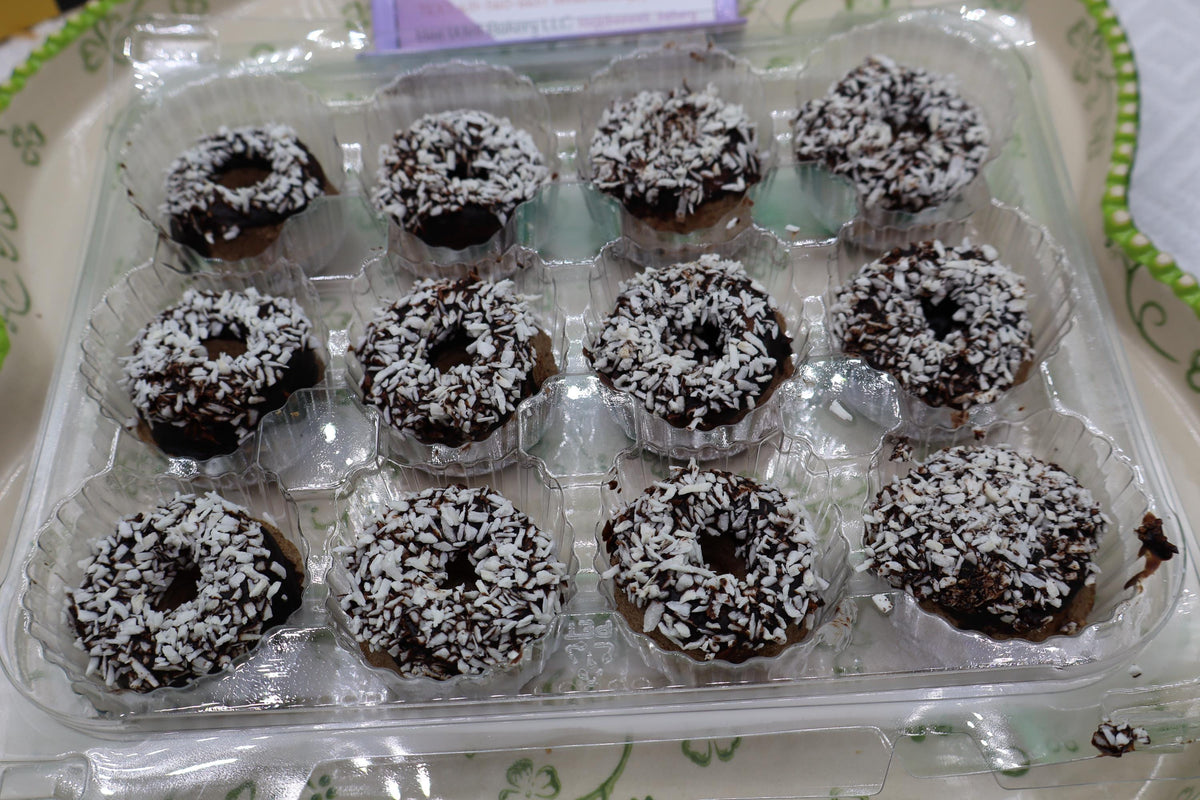 AIP Paleo Carob Coconut Ring, Gluten Free, Dairy Free, Vegan, Grain Free Macaroons, Autoimmune Protocol, No Refined Sugar, Low calorie treat