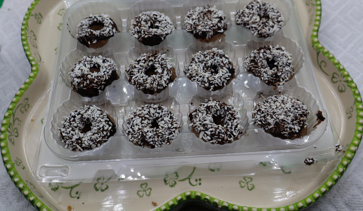 AIP Paleo Carob Coconut Ring, Gluten Free, Dairy Free, Vegan, Grain Free Macaroons, Autoimmune Protocol, No Refined Sugar, Low calorie treat