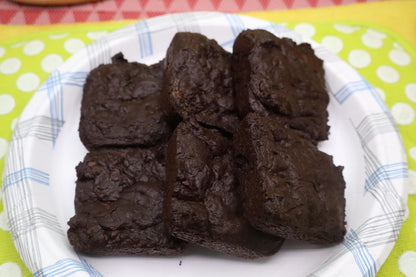 Gluten Free Brownies, Dairy Free, Paleo, Grain Free, Vegan, Egg Free, Tiger Nut, No refined Sugar snack, Christmas Desserts, Birthday Gift