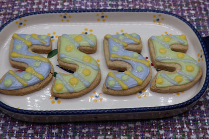 Gluten Free Sugar Cookies, Milestones, Age, Dairy Free, Egg Free, 1st Birthday, Nut free, Soy free, Vegan, Cookie Favors, Anniversary, 50th