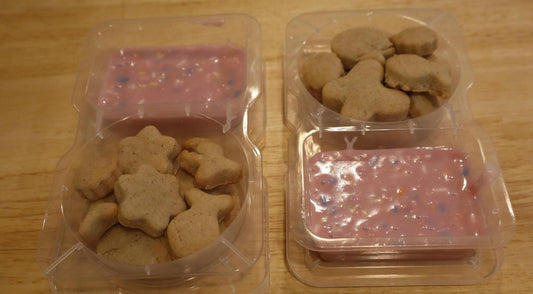 Gluten Free Dunk-able sugar cookies & Frosting, Dairy Free, Nut Free, Vegan, Natural Sprinkles, Birthday Cake, School Snacks, Kids Party