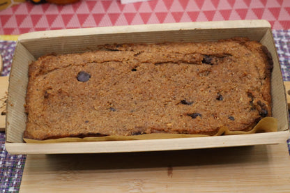 Gluten Free Protein Banana Bread, Mocha Chip, Sugar Free, Dairy Free, Grain Free, Egg Free, Nut Free, Vegan Fiber Fitness Snack, Fall brunch