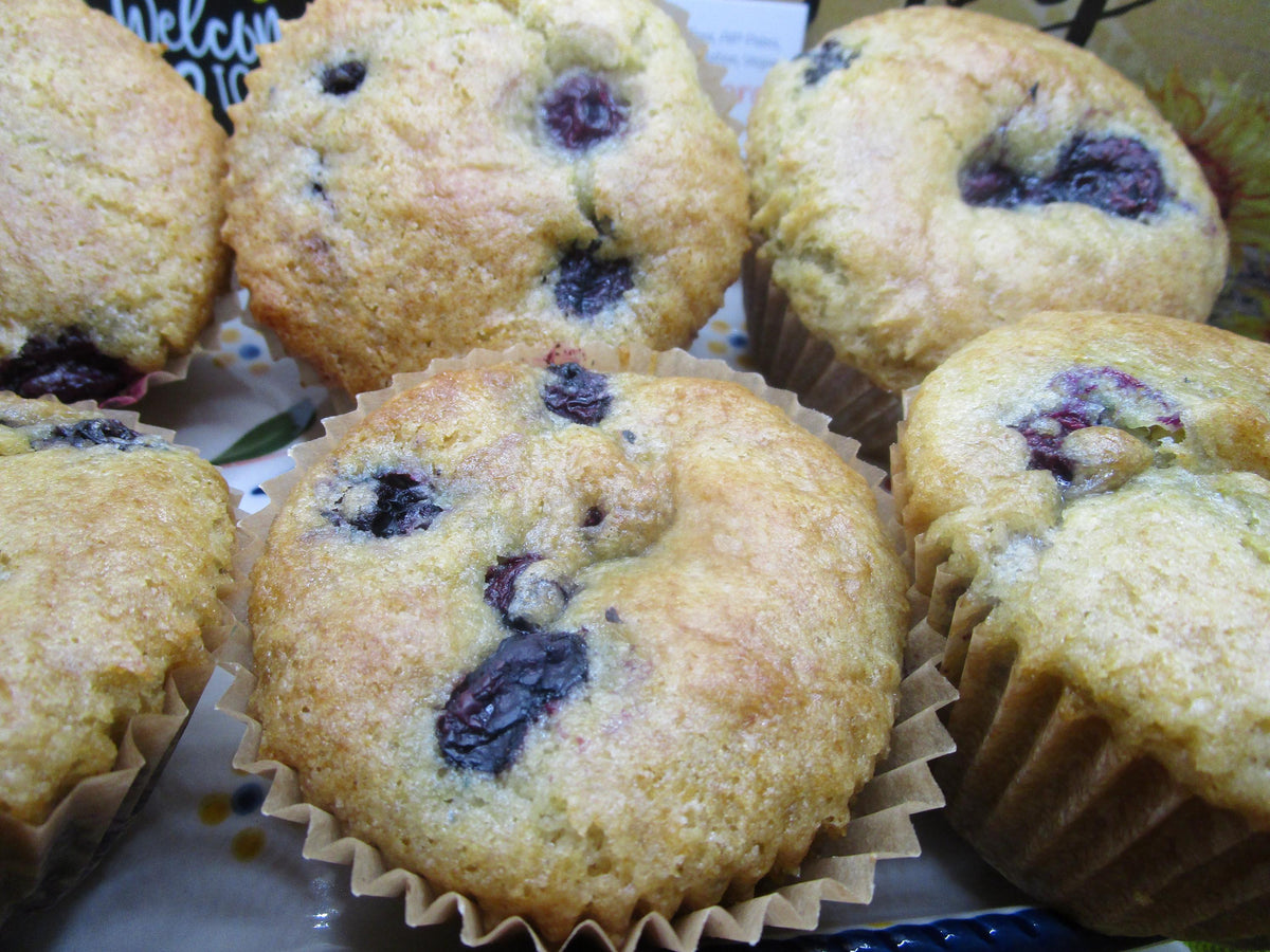 Gluten Free Muffins, Reduced Fat & Low Sugar, Dairy Free, Egg Free, Nut Free, Soy Free, Vegan, Healthy breakfast, Brunch, Low FODMAP snacks