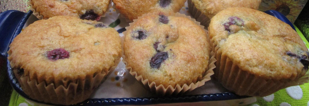 Gluten Free Muffins, Reduced Fat & Low Sugar, Dairy Free, Egg Free, Nut Free, Soy Free, Vegan, Healthy breakfast, Brunch, Low FODMAP snacks