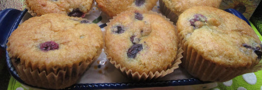 Gluten Free Muffins, Reduced Fat & Low Sugar, Dairy Free, Egg Free, Nut Free, Soy Free, Vegan, Healthy breakfast, Brunch, Low FODMAP snacks