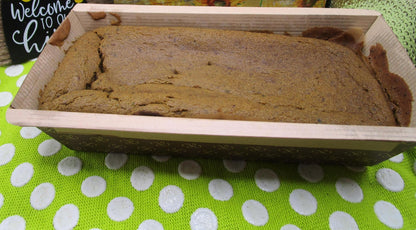 Sugar Free Matcha Pumpkin Spice Loaf Cake, Vegan Gluten-Free, Dairy Free, Nut Free, Green Tea, Low Fat snack, Birthday Gift, Valentine's Day