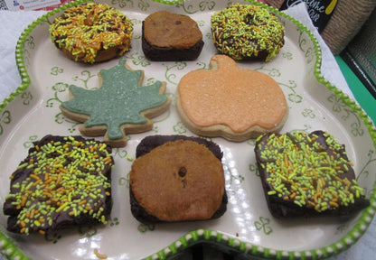 Thanksgiving Party Packages, Gluten Free, Vegan, Fall, Dairy Free, Egg Free, Nut Free, Sugar Cookies, Brookies, Brownies, Healthy Desserts