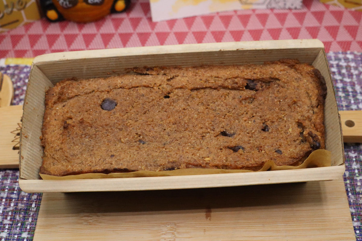 Gluten Free Protein Banana Bread, Mocha Chip, Sugar Free, Dairy Free, Grain Free, Egg Free, Nut Free, Vegan Fiber Fitness Snack, Fall brunch