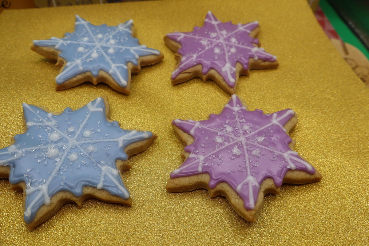 Gluten Free Sugar Cookies, Snowflakes, Dairy Free, Vegan, Egg Free, Nut Free, Girls Birthday Party, Elsa, Anna, Holiday Star, Hannukah