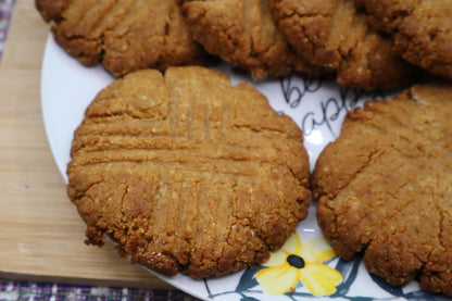 Keto Peanut Butter Cookies, Sugar Free, Grain Free, Gluten Free, Vegan, Dairy Free, Egg Free, Holiday Gifts, Birthday Snacks, Low Carb snack