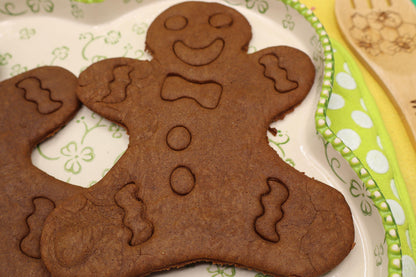 Gingerbread Cookie, Gluten Free, Dairy Free, Egg Free, Peanut Free, Christmas in July, Jumbo Cookies, Vegan, Cookie Kit, Natural Colors