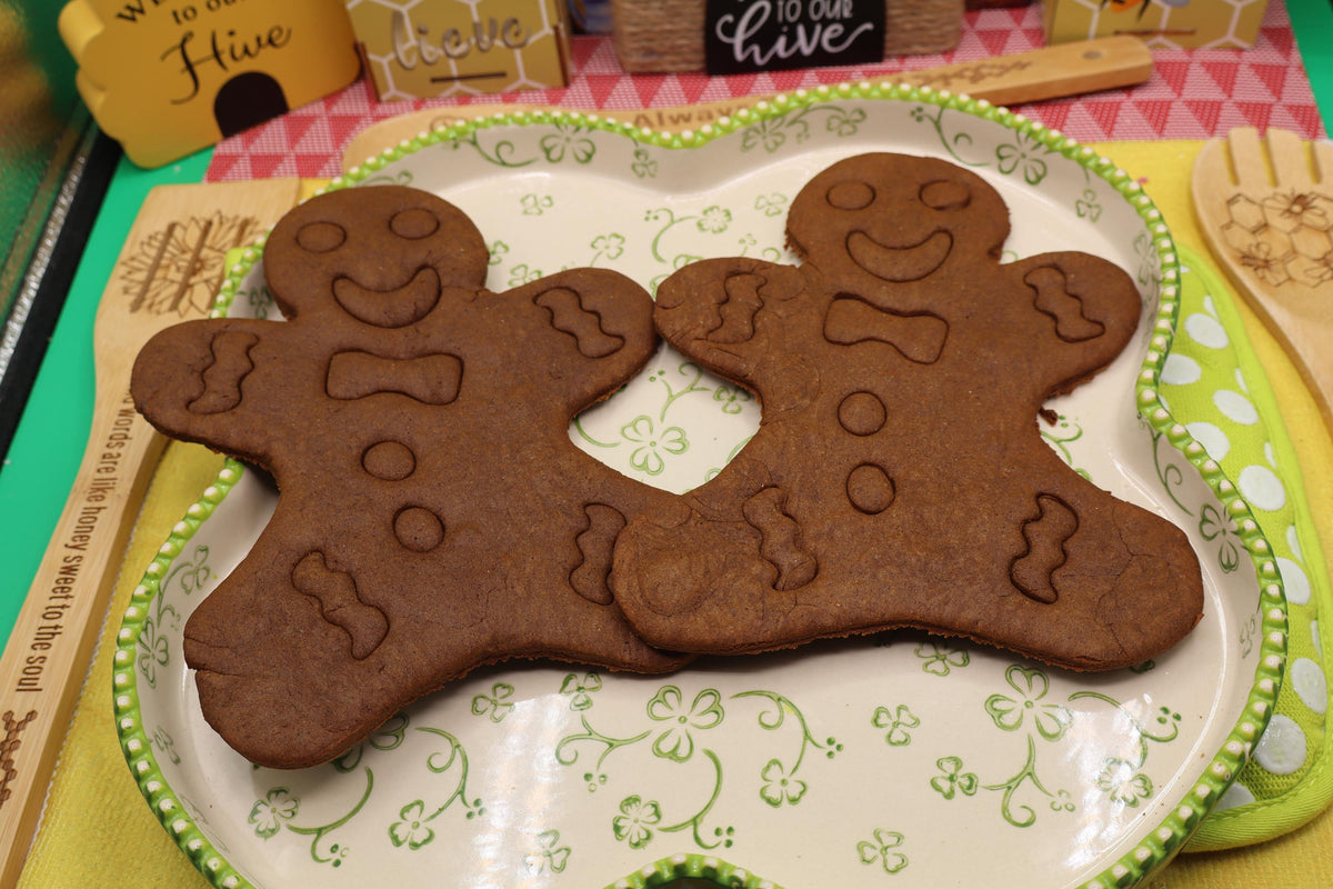Gingerbread Cookie, Gluten Free, Dairy Free, Egg Free, Peanut Free, Christmas in July, Jumbo Cookies, Vegan, Cookie Kit, Natural Colors
