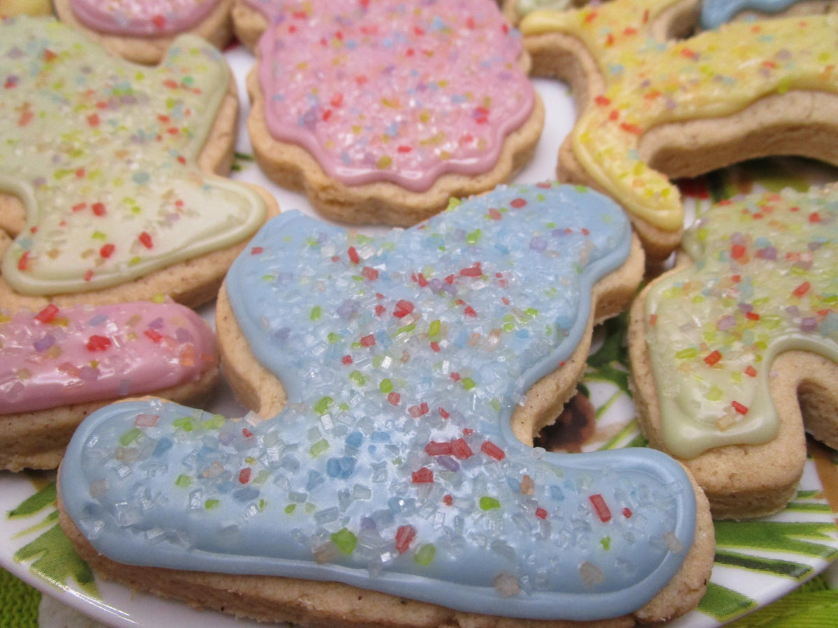 Gluten Free Sugar Cookies, Christmas, Egg Free, Dairy Free, Vegan, Nut Free, School Safe, Santa, Snowman, Reindeer, Sleigh, classroom party