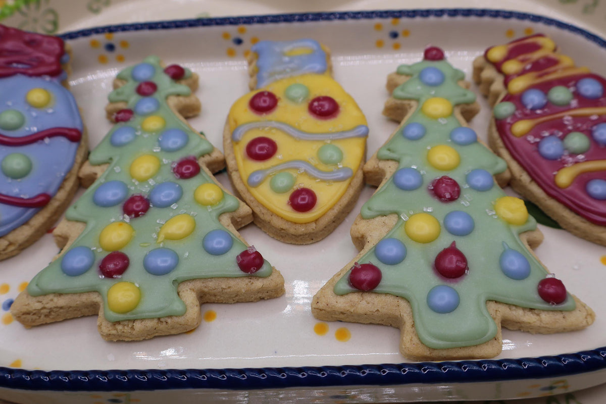 Sugar Cookies, Christmas, Gluten Free, Dairy Free, Egg Free, Nut Free, Plant Based Colors, Christmas Tree,, Holiday Party, Cookie Exchange