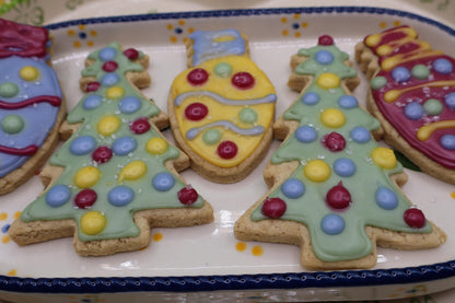 Sugar Cookies, Christmas, Gluten Free, Dairy Free, Egg Free, Nut Free, Plant Based Colors, Christmas Tree,, Holiday Party, Cookie Exchange