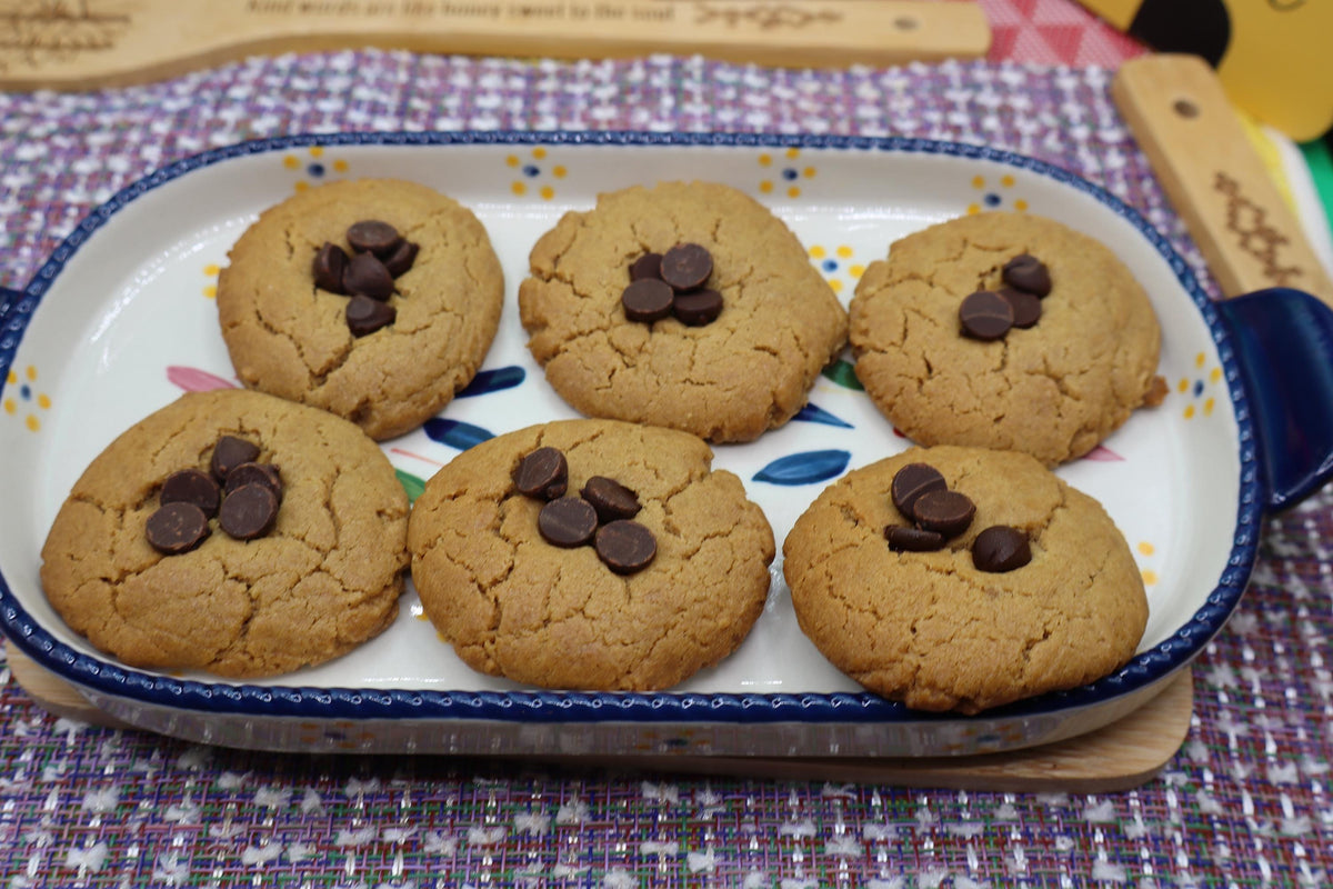 Gluten Free Peanut Butter Blossom Cookie, Dairy Free, Egg Free, Vegan, Maple Sugar, Dark Chocolate, Birthday, Vegan, Christmas Cookie Gift