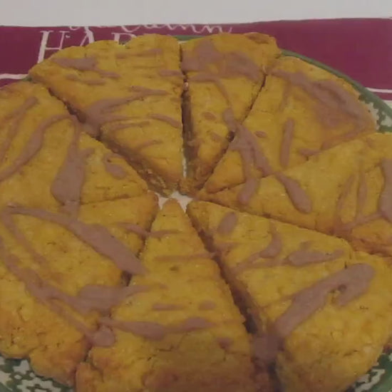 KETO Scones, Pumpkin Spice, Gluten Free, Dairy Free, Vegan, Grain Free, Sugar Free, Holiday Brunch, Christmas Gifts, Low Carb Fiber Snack