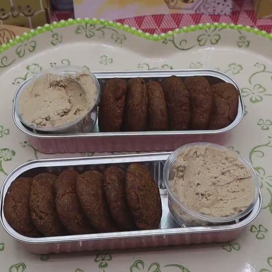 AIP Paleo Tiger Nut Mini Cookie Dippers w/ Maple Frosting, Grain Free, Gluten Free, Dairy Free, Egg Free, Vegan, Autoimmune Protocol snacks