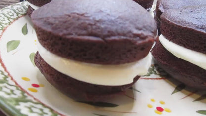 Whoopie Pies, Gluten Free, Dairy Free, Egg Free, Marshmallow, Black Moon Pie, Nut Free, Chocolate Devil Cake, Birthday, Back to School snack