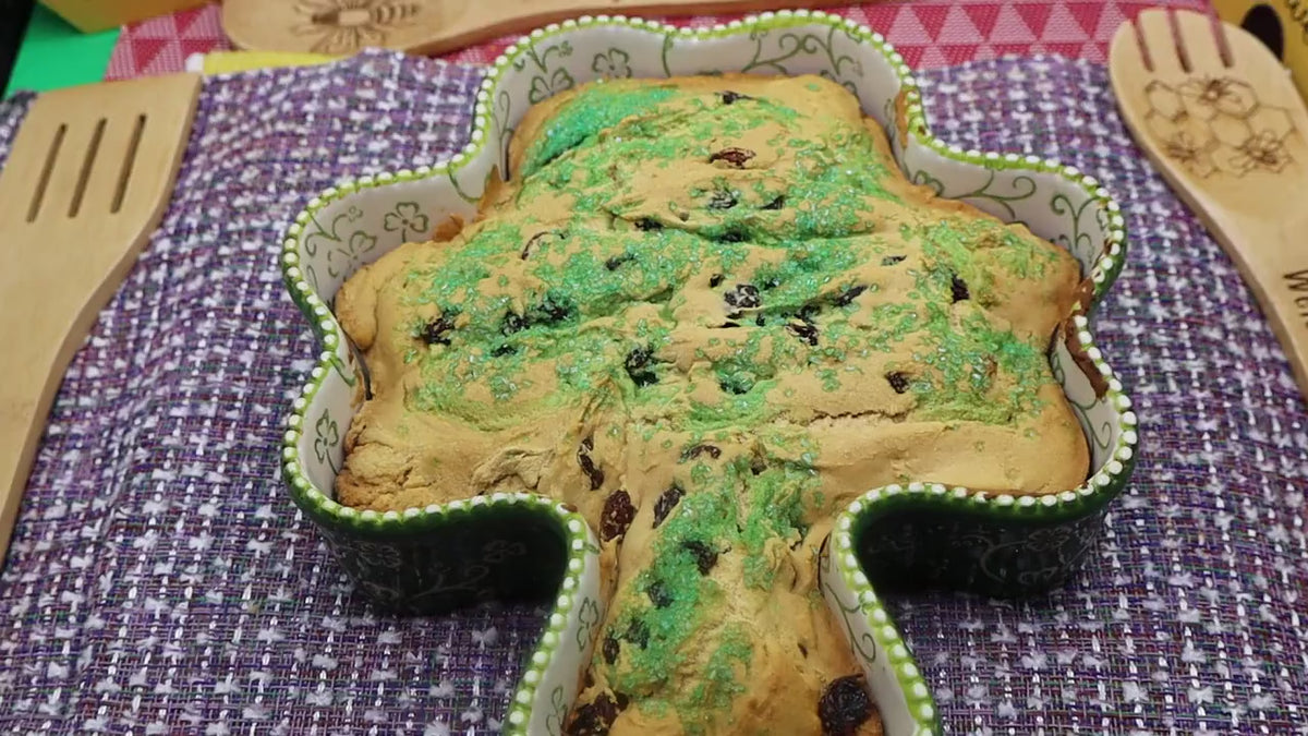 Sugar Free Irish Soda Bread, Gluten Free, Vegan, Dairy Free, Egg Free, Saint Patrick Day, No Refined Sugar, No Erythritol, Allulose, Clover