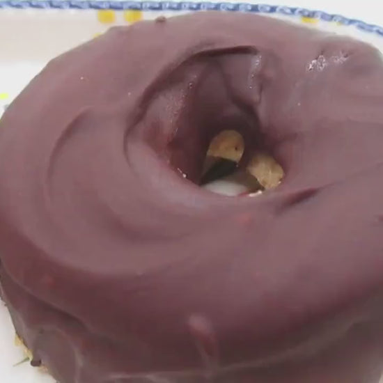 Keto Chocolate Donut, Gluten Free, Dairy Free, Egg Free, Grain Free, Vegan Collagen, Erythritol Free, Sugar Free, Low Carb, Fitness Snack
