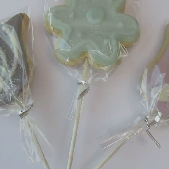 Gluten Free Sugar Cookie Pops, Dairy Free, Vegan, Nut Free, Sympathy, Get Well Gift, Flowers, School Safe, Anniversary, Wedding, Proposal