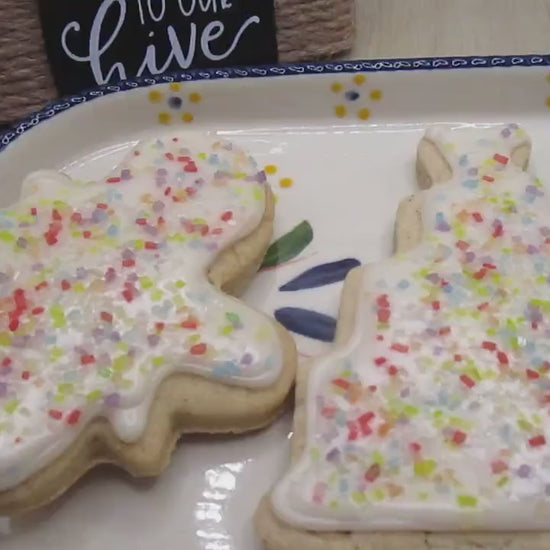 Gluten Free Sugar Cookies, Marshmallow Peep Icing, Dairy Free, Peanut Free, Vegan, Birthday Party, School Safe Treats, Easter Gift Sampler