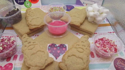 Gluten Free Cookie Kits, Unicorn, Rainbows, Dairy Free, Egg Free, Nut Free, Vegan, Girls Birthdays, School Safe, Sugar Free, Party Favors