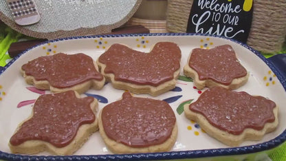 Gluten Free Sugar Cookies, Iced, Vegan, Dairy Free, Allergy Friendly, School Safe, No Artificial Dyes, Thanksgiving Cookies, Peanut Free
