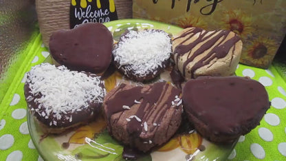 Keto, Cookie Cup, Heart, Gluten Free, Dairy Free, Egg Free, Nut Free, Vegan, Collagen, Low Carb, Erythritol Free, Sugar Free, Plant Based