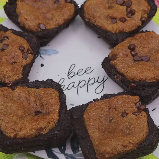 Gluten Free Brookie Brownies, Dairy Free, Egg Free, Vegan, Nut Free, Soy Free, Birthday Gifts, Dessert Bars, Graduation Dessert, July 4th
