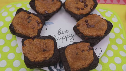 Gluten Free Brookie Brownies, Dairy Free, Egg Free, Vegan, Nut Free, Soy Free, Birthday Gifts, Dessert Bars, Graduation Dessert, July 4th