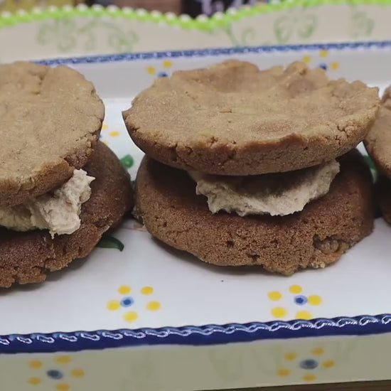 AIP Paleo Whoopie Pies, Maple Cream, Gluten Free, Grain Free, Dairy Free, Egg Free, Vegan, Date Sugar, Nut Free, Autoimmune Protocol Snack