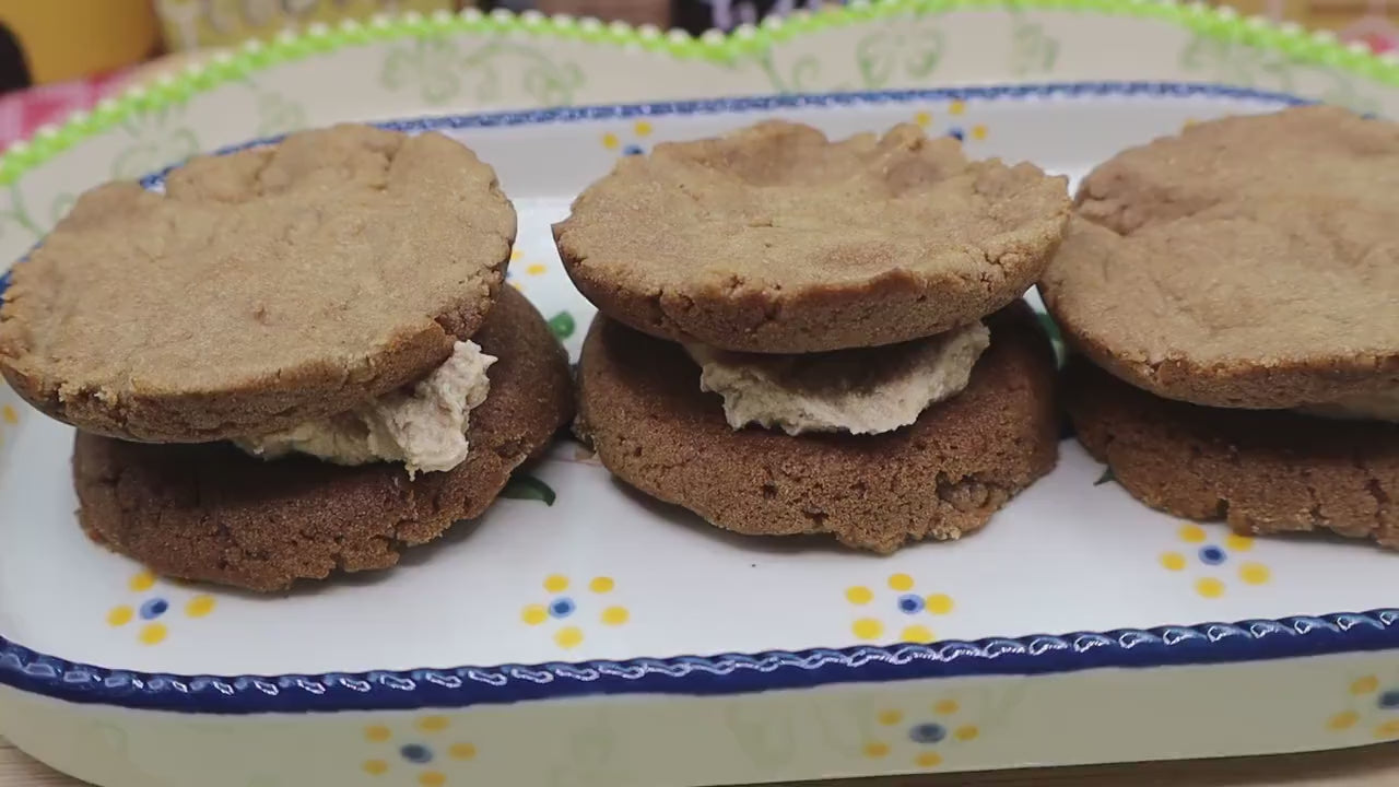 AIP Paleo Whoopie Pies, Maple Cream, Gluten Free, Grain Free, Dairy Free, Egg Free, Vegan, Date Sugar, Nut Free, Autoimmune Protocol Snack