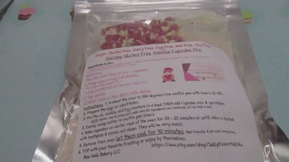 Cake Mix, Gluten Free, Egg Free, Dairy Free, Grain Free, Vegan, Birthday, Love, Plant Based Sprinkles, Paleo Option, Birthday, Wedding, Baby