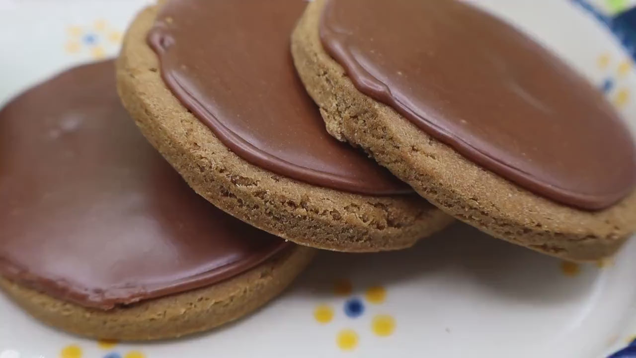Paleo Sugar Cookies, Grain Free, Gluten free, Dairy Free, Egg Free, Vegan, Chocolate or Carob Iced, Wellness Gifts, summer dessert, Birthday