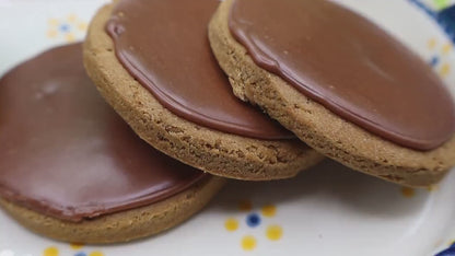 Paleo Sugar Cookies, Grain Free, Gluten free, Dairy Free, Egg Free, Vegan, Chocolate or Carob Iced, Wellness Gifts, summer dessert, Birthday