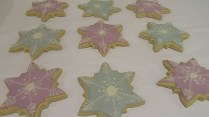 Snowflake Sugar Cookie, Gluten Free, Vegan, Egg Free, Dairy Free, Nut Free, Soy Free, Birthday, Christmas, Winter Holidays, Custom Orders
