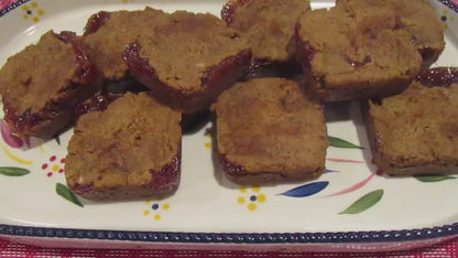 AIP Paleo, Fruit Square, Soft Baked, Strawberry, Gluten Free, Egg Free, Autoimmune Protocol, Grain Free, Cereal Bar, Homemade Jam, Fig bar