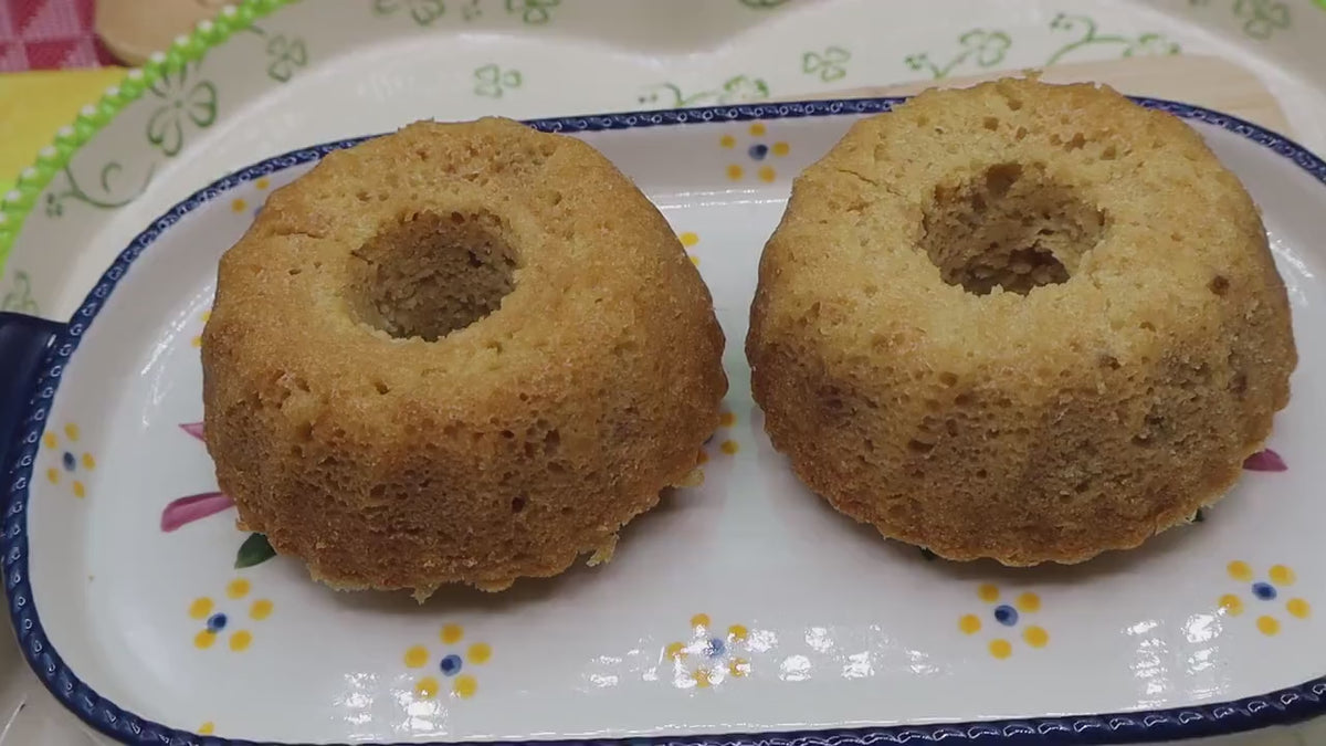 Gluten Free Lemon Bundt Cakes, Dairy Free, Egg Free, Nut Free, Vegan, Sugar Free, High Protein Fitness Desserts, back to school, Birthday