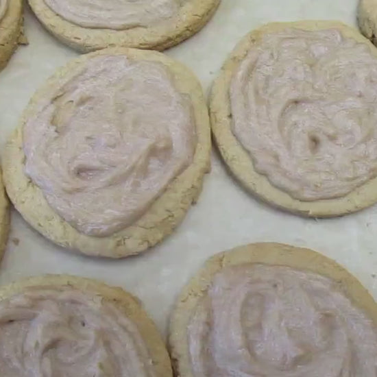 Maple Frosted Sugar Cookie, AIP Paleo Desserts, Gluten Free, Dairy Free, Vegan, Grain Free, Nut Free, Dairy Free, Low FODMAP, Wellness Gift