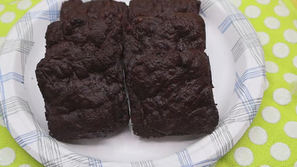 Gluten Free Brownies, Paleo, Dairy Free, Grain Free, Vegan, Egg Free, Tiger Nut Flour, Coconut Sugar snack, School Safe, Birthday Desserts