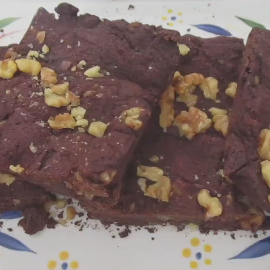 Sugar Free Brownie, Gluten Free, Dairy Free, Vegan, Egg Free, Erythritol Free, Low Carb Dessert, Macadamia Nut, Walnut, Pecan, Birthday Gift