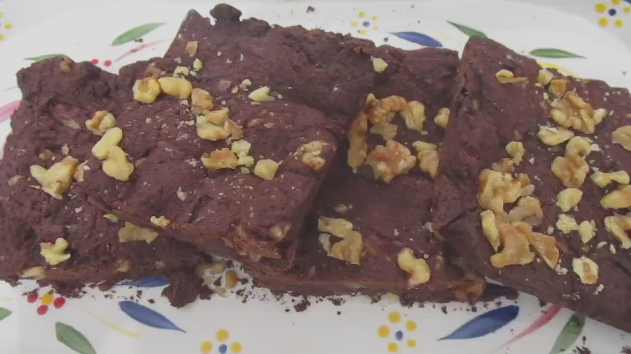 Sugar Free Brownie, Gluten Free, Dairy Free, Vegan, Egg Free, Erythritol Free, Low Carb Dessert, Macadamia Nut, Walnut, Pecan, Birthday Gift