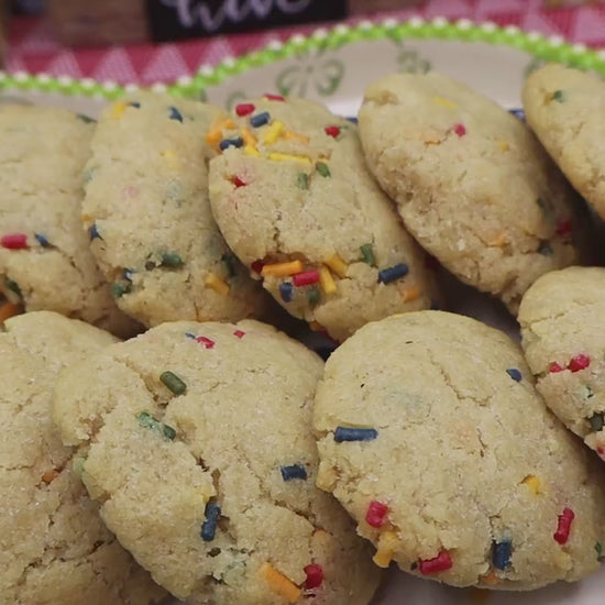 KETO Sugar Cookies, Gluten Free, Sugar Free, Dairy Free, Grain Free, Vegan, Low Carb Snack, Birthday treat, Low Calorie, July 4th Desserts